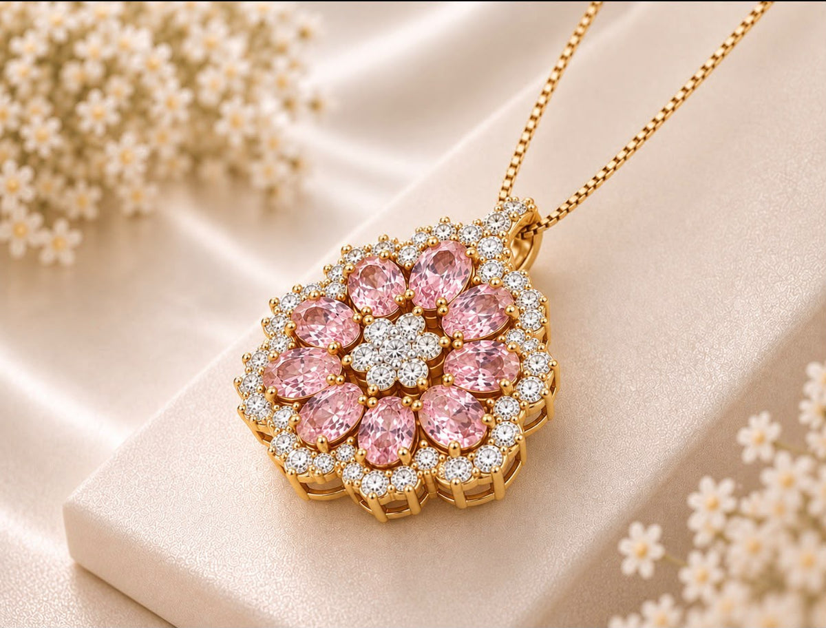 Roselle Bloom Pendant