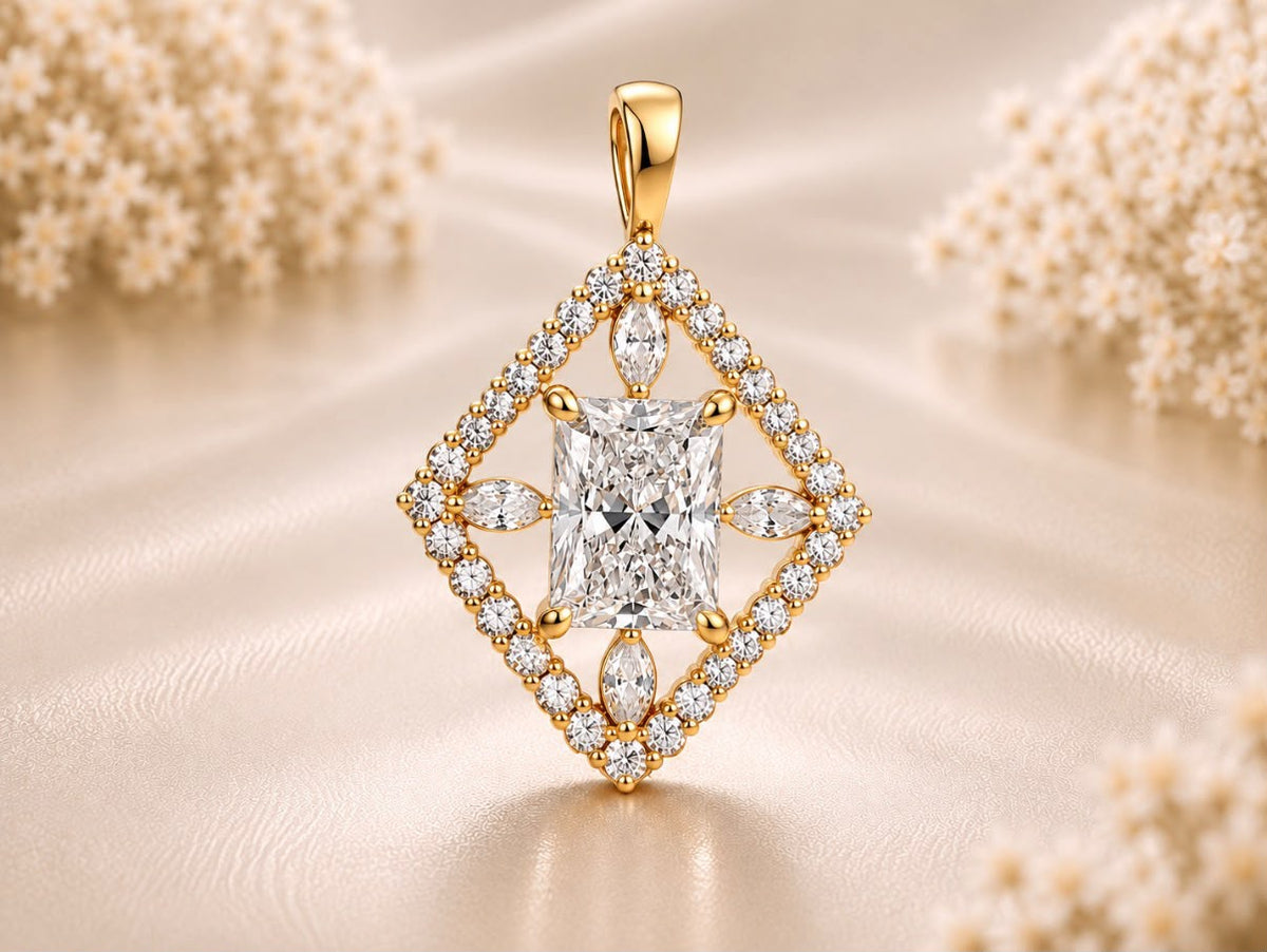 Vellora Halo Pendant
