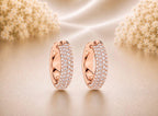 Diamond Pave Hoops