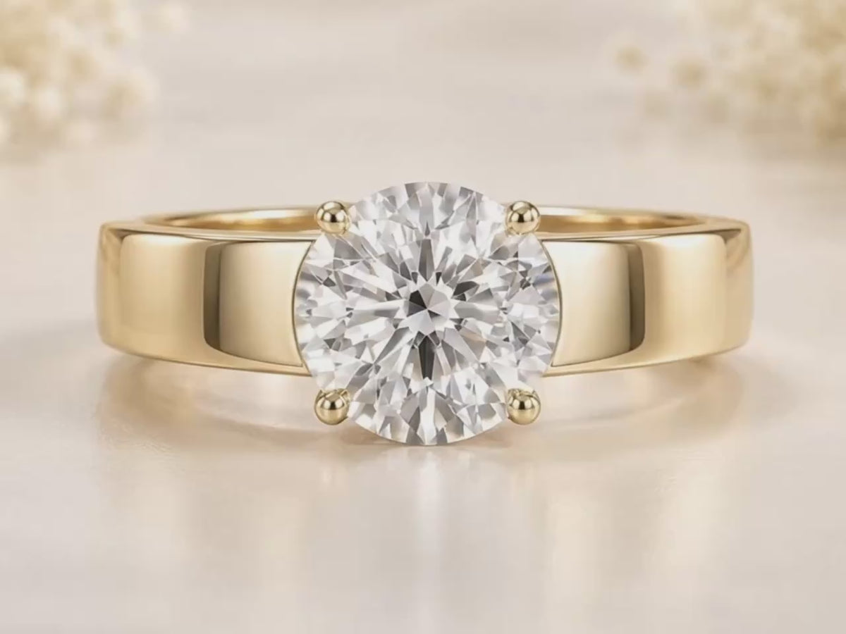Men's Round Diamond Ring
